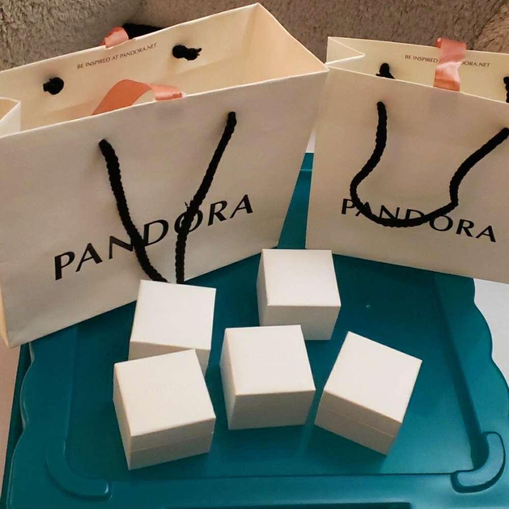 5 Pandora boxes and 2 bags